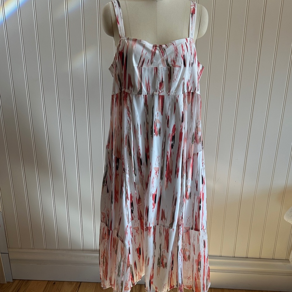 Elegant Multicolor Sleeveless Dress - Picture 2 of 5
